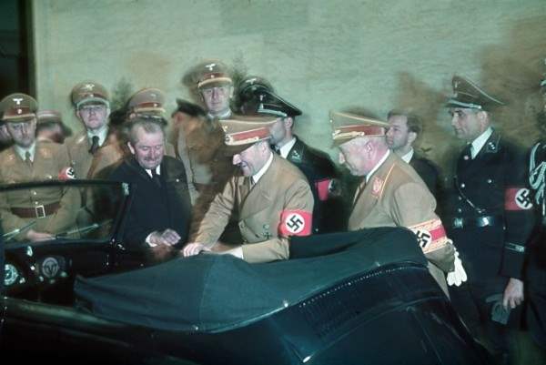 Adolf Hitler Celebrates His 50th Birthday