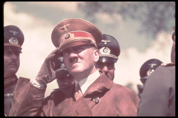 Hitler at maneuvers; St. Poelten in the