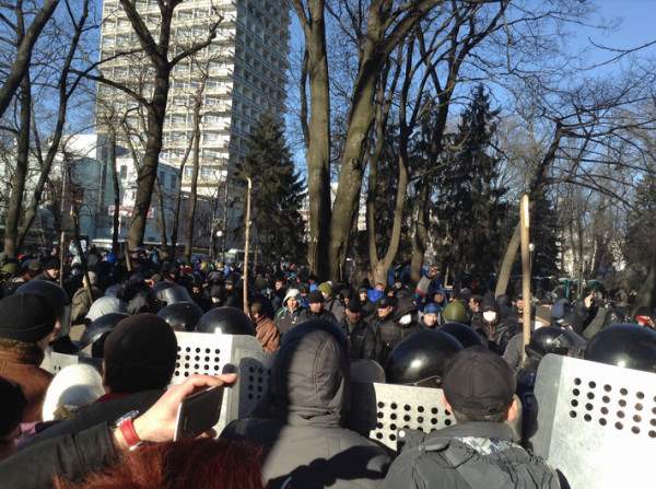 Киев 18 февраля 2014 противостояние10