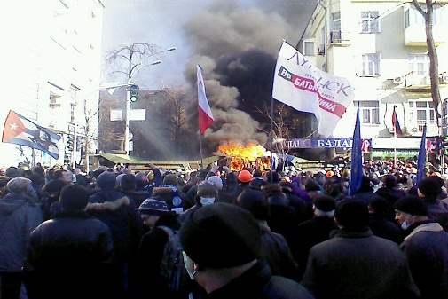 Киев 18 февраля 2014 противостояние15