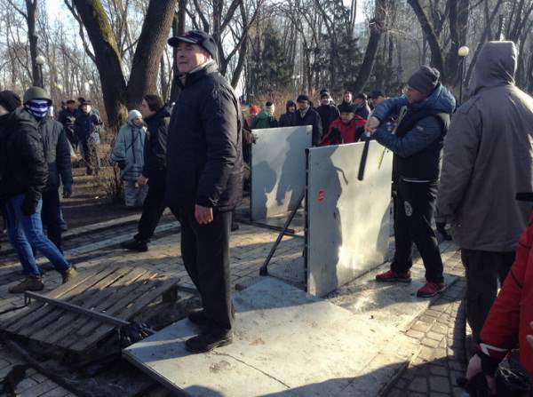 Киев 18 февраля 2014 противостояние4