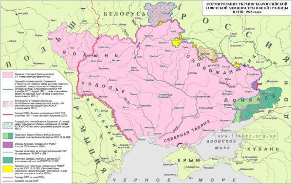 карта украины история