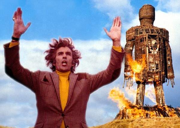 The Wicker Man cult film starring Christopher Lee pic courtesy Warner Home Video in 9/7/03
