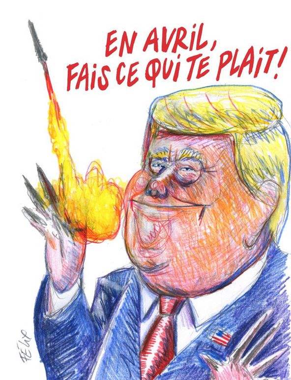 Charlie Hebdo trump