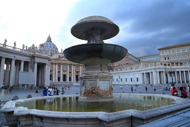 Ватикан фонтаны