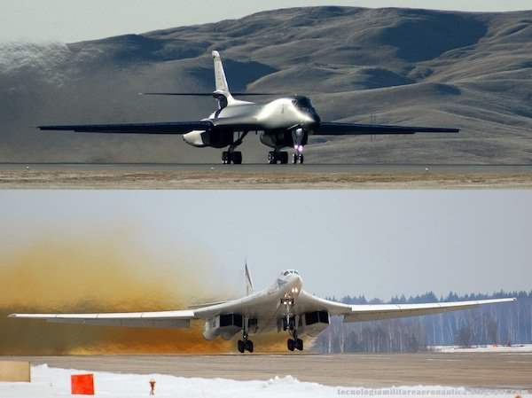 Ту-160 против B-1B