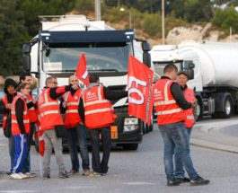 Протест грузовиков