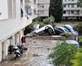 Италия Наводнение Тоскана
