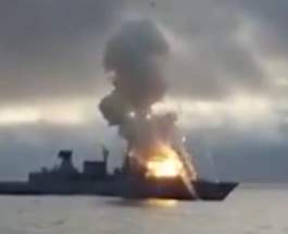 взрыв на корабле Германии