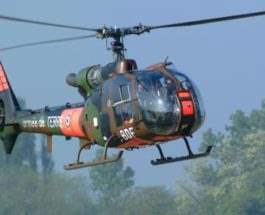 Французский военный вертолет