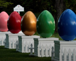 гигантские пасхальные яйца
