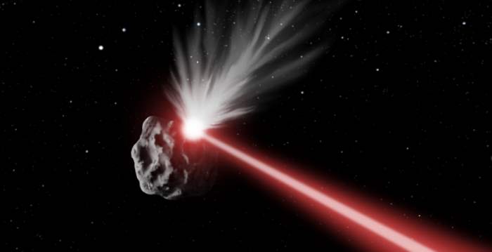 лазер астероид