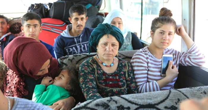 Сирийские перемещенные семьи