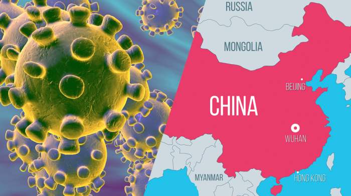 коронавирус китай карта