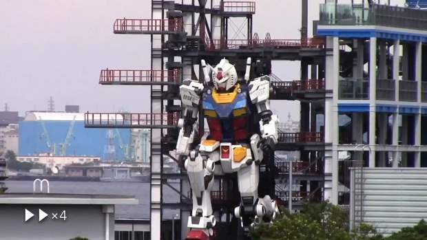 Япония,гуманоид,Gundam,робот,робот-гуманоид,фабрика,