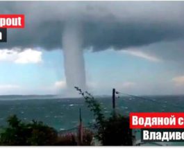 Водяной смерч,Владивосток,4 октября 2020 года,
