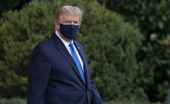 Трамп,в маске,коронавирус,