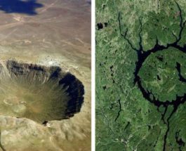 кратеры, метеориты, Земля,