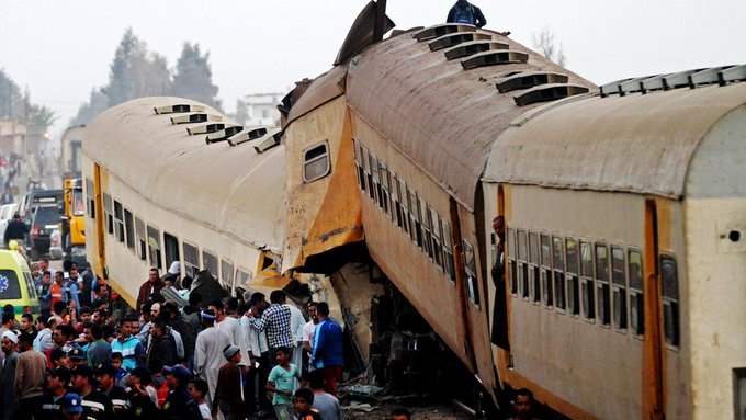 Египет, поезд, авария,