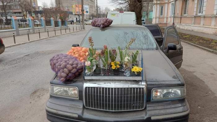 Украина, лимузин, картошка, Черновцы,