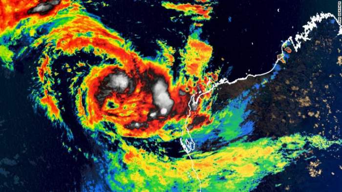 Тропический циклон, Сероя, Западная Австралия,