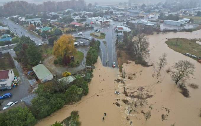 Новая Зеландия, наводнение,