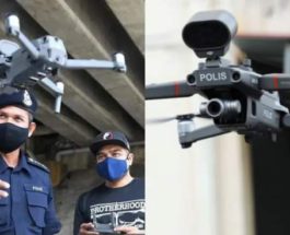 Полиция, дроны, Малайзия,