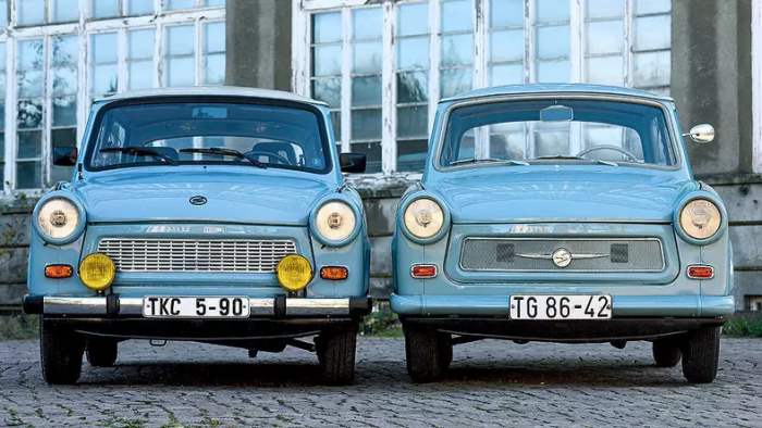 Trabant, Wartburg, IFA, автомобили, ГДР,