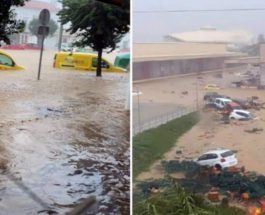 Лепе, Испания, наводнение,
