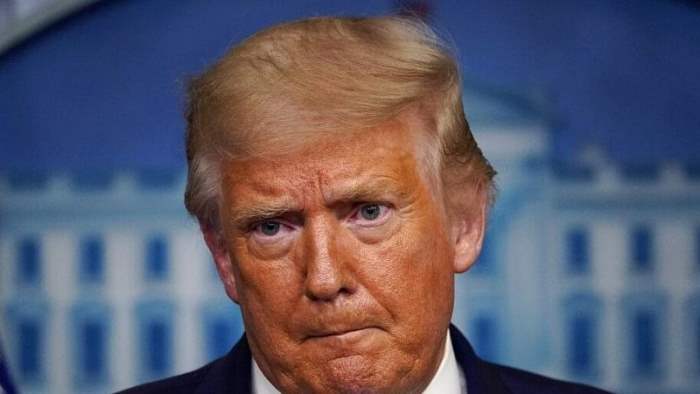 Трамп, желтая кожа, оранжевое лицо, билирубин,