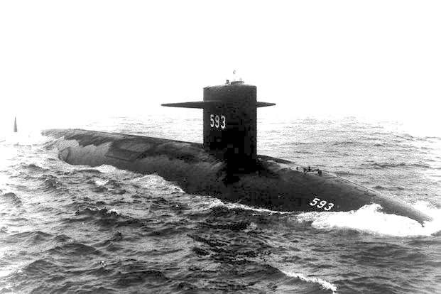 USS ​​Thresher, субмарина, подводная лодка, США,