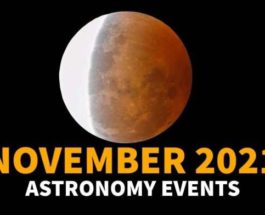 Ноябрь, 2021, лунное затмение, Тауриды, Леониды, метеорные потоки,