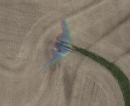 B-2 Spirit, Google maps,