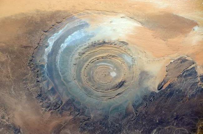 Глаз Сахары, Мавританская пустыня,