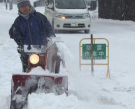 снежная буря, Япония,